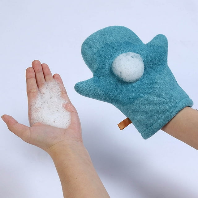 Kitchen Drawer and Utensil Organizers Bath Body Scrubbers Kids Wash Mitts For Bath Kids Washing Mitt For Bath Soft Scrub Wash Mitts Double-Sided In Cute Animals Style