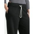 thumbnail image 4 of No Boundaries Soft Fleece Wide Leg Pants, 30” Inseam, 1 or 2-Pack, Women’s XXS-4X, 4 of 5