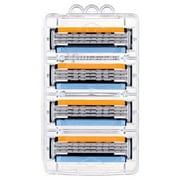 Gillette Sensor 3 Refill Blades, Unboxed Wholesale Pack, 8 Count + Makeup Blender Stick, 12 Pcs