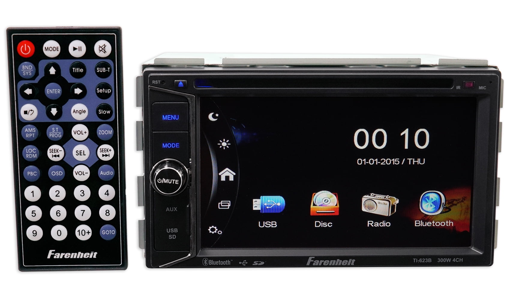 Farenheit TI-623B 2 Din In-Dash 6.2