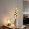 thumbnail image 4 of Artificial White Plum Blossom Stem 21.25Inch Faux Plum Flower With Classic lyrical Meaning For Vase Home Decor, 4 of 8