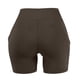thumbnail image 5 of Pantalones Cortos de Correr de Cintura Alta Mujeres Bolsillo Cadera Estiramiento Pantalones Cortos de Fitness Yoga, Poliéster Spandex, 5 of 8