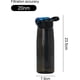 thumbnail image 2 of Botella de agua con filtro de 650 ml, botella de agua reutilizable con filtro para viajes y camping (negro), 2 of 3