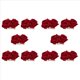 thumbnail image 1 of 10X Pinza de Pelo de Flor Rosa Diapositiva Alfiler de Bailarina de Flamenco Broche de Flores Clip de Estilo de Cabello para Senora, 1 of 9