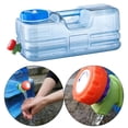 thumbnail image 4 of Contenant d'Eau avec Robinet, Bouteille de Transport, Pichet pour Camping, Conduite, Randonnée, Urgence 10L 40x20x18cm, 4 of 9