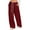 Wine, variant on Tqyyweavej Sweat Pants for Women Drawstring Athletic Wide Leg Trousers Straight Leg Solid Color Stretch Pants with Pockets S-2XL