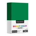 thumbnail image 1 of Papel de colores con impresión superfina, verde oscuro, 8.5 x 5.5 pulgadas, 500 hojas, 1 of 3