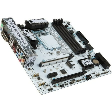 MSI B150M MORTAR ARCTIC Desktop Motherboard - Intel B150 Chipset - Socket H4 LGA-1151 - Micro ATX - 1 x Processor Support - 64 GB DDR4 SDRAM Maximum RAM - 2.13 GHz Memory Speed Supported - UDIMM, DIMM
