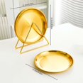 thumbnail image 2 of 6x Plato de cena con soporte Plato de cocina de metal para, 2 of 10