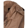 thumbnail image 4 of KOGMO Womens Fur Lined Anorak Safari Vest with Detachable Hoodie (S-3X), 4 of 6