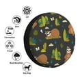 thumbnail image 5 of Bingfone Funny Sloths In The Forest Spare Tire Cover Weatherproof Universal Wheel Protectors For Rv Camper Travel Trailer Suv Truck 16 Inch, 5 of 9