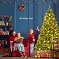 thumbnail image 3 of Costway 2,25m Árbol de Navidad No Iluminado con 1968 Ramas Abeto Artificial con Base de Metal Resistente Verde, 3 of 7