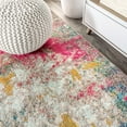 thumbnail image 5 of JONATHAN Y CONTEMPORARY POP 2 x 8 Runner Rug, Modern Abstract - Yellow/Multi, CTP107B-28, 5 of 10