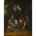 thumbnail image 2 of Gerard de Lairesse 12x14 Gold Ornate Wood Frame and Double Matted Museum Art Print Titled - Bacchus and Pomona, 2 of 4