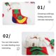 thumbnail image 2 of Calcetín Navideño Pet Snuffle Mat Ligero Pet Nosework Training Toy Hanging Slow Feeding Pad Dispositivo De Sonido Incorporado Para El Dormitorio De Mascotas Sala De Estar Vogacara PT001014-00, 2 of 7
