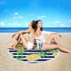 thumbnail image 4 of Xihbxyly Toalla de Playa Redonda de Microfibra, Diseño Colorido, Ligera, Resistente a La Arena, de Secado Rápido, Versátil, Ideal para Picnic, Yoga, 152 Cm, Ideal para Todas Las Edades., 4 of 6