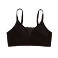 thumbnail image 6 of WCJM Y Back Sports Bra Black Y Back Spaghetti Thin Strap No Line Workout Breathable Comfortable Panties (L), 6 of 7