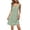 Light Green, variant on Nightgowns for Women Bamboo Viscose Night Gown Sleeveless Sleep Shirts Tank Sleep Dress V-neck Sleepwear