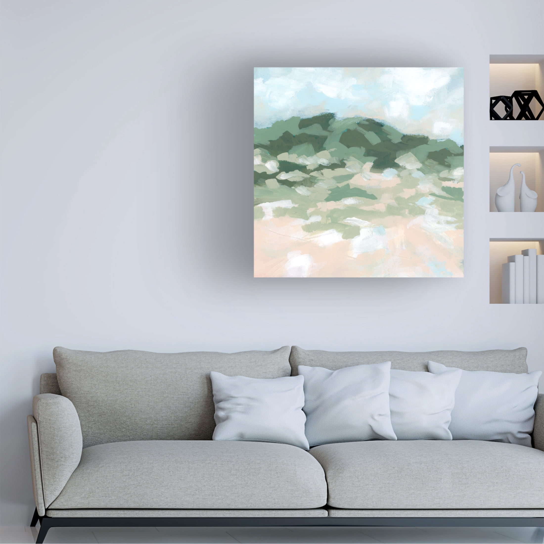 Trademark Fine Art June Erica Vess Blockbrush Valley I Canvas Wall Art