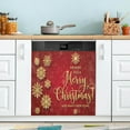 thumbnail image 5 of Coolnut Merry Christmas Dishwasher Magnet Cover,Reusable Fridge Panel Decal with Magnetic Stickers for Kitchen Appliance Home Decor, 23"x 26", 5 of 6