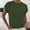 Army Green, variant on Womens Short Sleeve Sweater Trendy Floral Pullover Sweaters Summer Casual Crewneck Lightweight Knit Tops