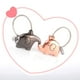 thumbnail image 3 of 1 par de llaveros de amantes, elefante besándose extraíble, bonito llavero, regalo de San Valentín, aleación de zinc brillante, 3 of 6
