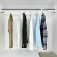 thumbnail image 2 of Yesbay Tension Curtain Rod Garland Holder Adjustable Expandable No Drilling Stainless Steel Doorway Window Closet Tension Pole Bathroom Shower Curtain Pole, 2 of 8