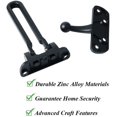 thumbnail image 4 of Cerradura de puerta de seguridad para el hogar de 2 piezas, cerradura de puerta de seguridad engrosada, pestillo protector de puerta, cerradura de seguridad gruesa de aleación de zinc sólido para el, 4 of 8