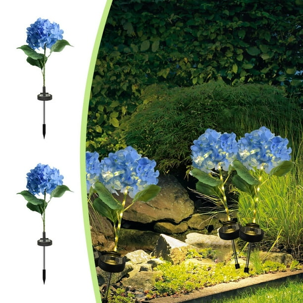 Fiudx Luces Solares para Jardín, Lámpara Decorativa Colorida para Suelo, Iluminación Nocturna Automática, Iluminación Ambiental Exterior Impermeable, Celebraciones Festivas, Decoración Del Hogar, Ene