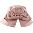 thumbnail image 2 of CoCopeaunts Summer Bucket Hats for Women Solid Color Cotton Packable Basin Hat Charming Fisherman Hat with Bow Wide-Brimmed, 2 of 8