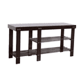 thumbnail image 6 of Hassch 3-Tier Bamboo Shoe Rack Bench with Boots Compartment, Multi-Functional Entryway Stool & Organizer, 35.43"L x 11.02"W x 17.72"H, Coffee, 6 of 7