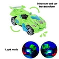 thumbnail image 4 of MINKUROW 2 in 1 Transforming Dinosaur LED Car with Light and Music,T Rex Transformer Toys for 2 3 4 5 Year Old Boys,Christmas Birthday Gifts for Kids 3-5-7 Red, 4 of 8