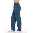 thumbnail image 2 of Just Love Stretch Solid Scrub Pants for Women 6825-CAR-M (Carribean Blue, Medium), 2 of 3