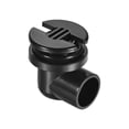 thumbnail image 5 of PVC Agua Tubo Montaje 25mm Codo Mamparo Unión Conector con Goma Anillo para Tanque Drenaje, 5 of 5