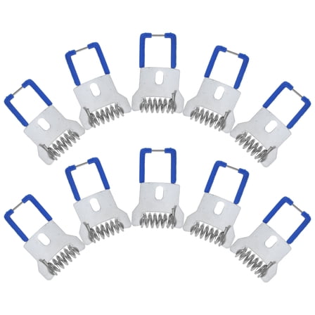 MLINS  10 Pcs Recessed Light Clips for Downlight Panel Lamp Spring Blue