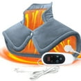 thumbnail image 1 of Refurbished InfLuvRealm OnKey Heating Pad for Neck and Shoulders, Weighted Electric Heating Pad with 6 Heat Settings, 1 of 5