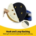 thumbnail image 4 of SPEEDWOX 50 Pcs 5 inch 8 Hole Sanding Discs 180 Grit Dustless Hook and Loop Sandpaper for Random Orbital Sander Yellow Finishing Discs for Automotive Woodworking, 4 of 7