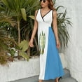 thumbnail image 6 of Flag Of Guatemala Dress Fashion Boho Beach Long Dresses Female Party Printed Maxi Dress, 6 of 9