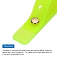 thumbnail image 4 of Unique Bargains 2 Pcs Phone Loop Finger Holder Silicone Phone Strap Grip Holder for Most Smartphones Bright Yellow, 4 of 7