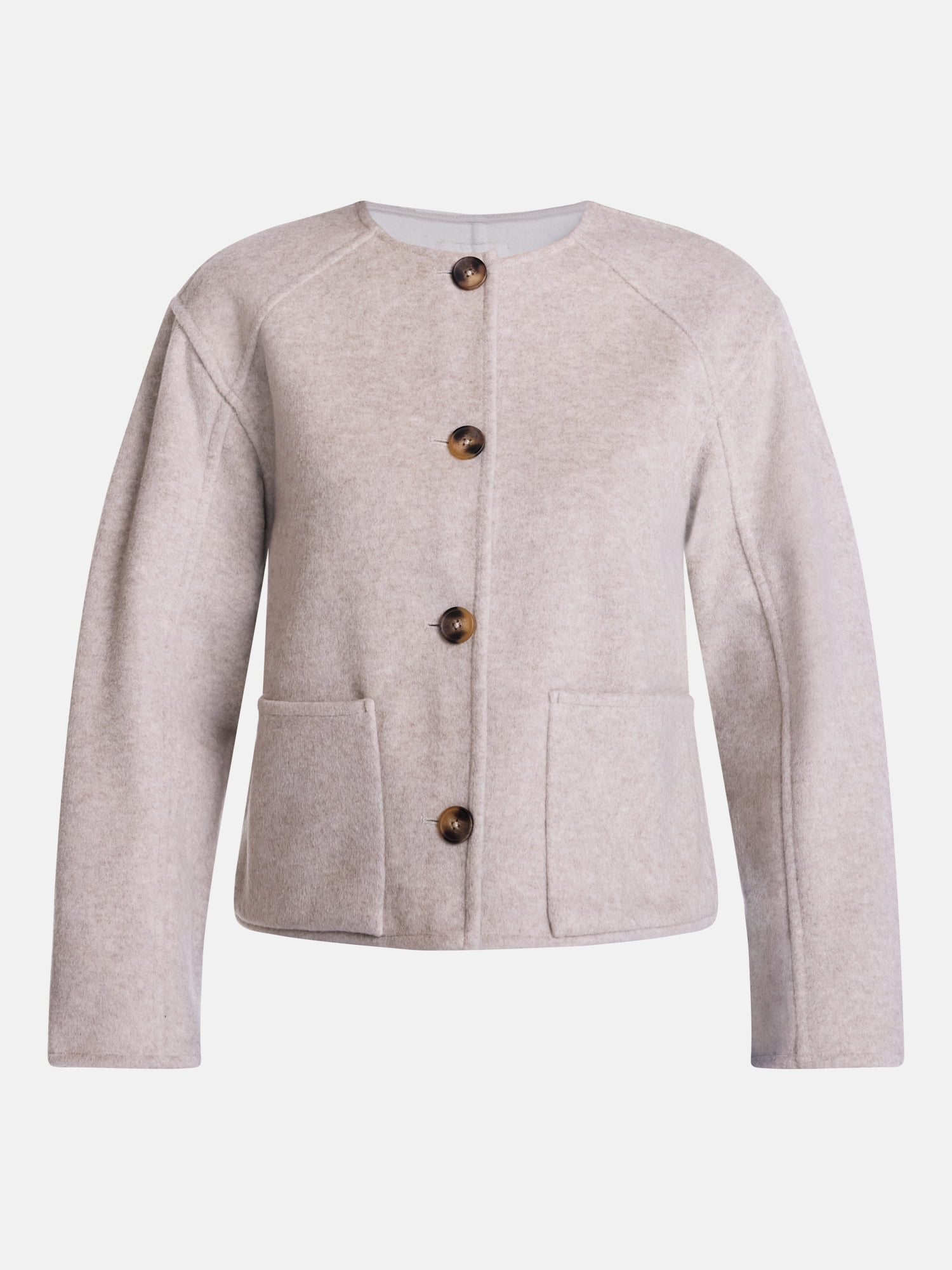 Scenario Women's Double Faced Faux Wool Jacket, Sizes XS-XXXL
