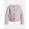 thumbnail image 7 of Scenario Women's Double Faced Faux Wool Jacket, Sizes XS-XXXL, 7 of 7