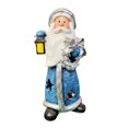 thumbnail image 2 of Figura decorativa navideña de Papá Noel, novedosa figura de Papá Noel Azul 62x56x148cm, 2 of 9