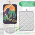 thumbnail image 6 of Yayeee Pot Holders Kitchen Heat Resistant with Pocket 7"x9.8" Cotton Oven Cooking Hot Pads, Abstract Animals, 6 of 7