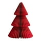 thumbnail image 1 of Figura decorativa de árbol de Navidad de papel, manualidades modernas, decoración navideña para mesa. Rojo 15 cm, 1 of 9