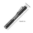 thumbnail image 4 of DLQT Sd-1210 Black (Single Light; No Batteries) Multifunctional Strong Light Flashlight Metal Pen Clip Design Easy To Carry Large Capacity Strong Battery Life, 4 of 7
