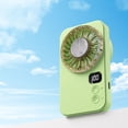 thumbnail image 3 of ICQOVD Desktop Fan Usb Digital Display Cooling Fan 100 Speed Hands Free Outdoor, 3 of 8