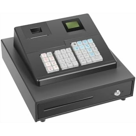 Cash Register for Small Businesses - Electronic Commercial Caja Registradora para Negocio with Cash Drawer , 39 Keys, 8 Digital Dual Display, Restaurant Supermarket Retail System$$Office