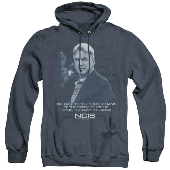 Ncis Creek Adult Heather Hoodie Sweatshirt Navy