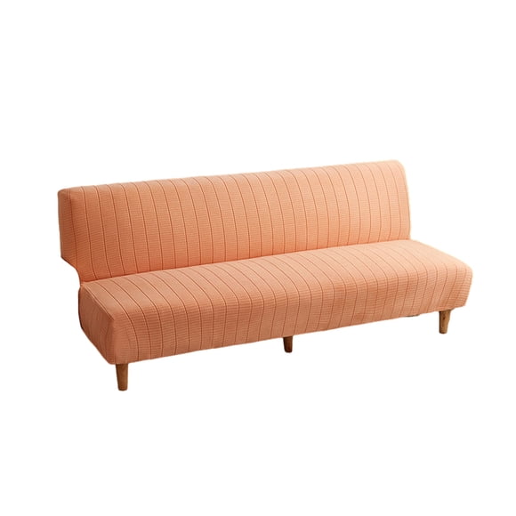 Bewildely Experimente la máxima comodidad con la funda elástica para muebles de poliéster y spandex, un protector de sofá único Decoración del hogar naranja