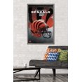 thumbnail image 2 of NFL Cincinnati Bengals - Helmet 16 Wall Poster, 22.375" x 34", Framed, 2 of 6